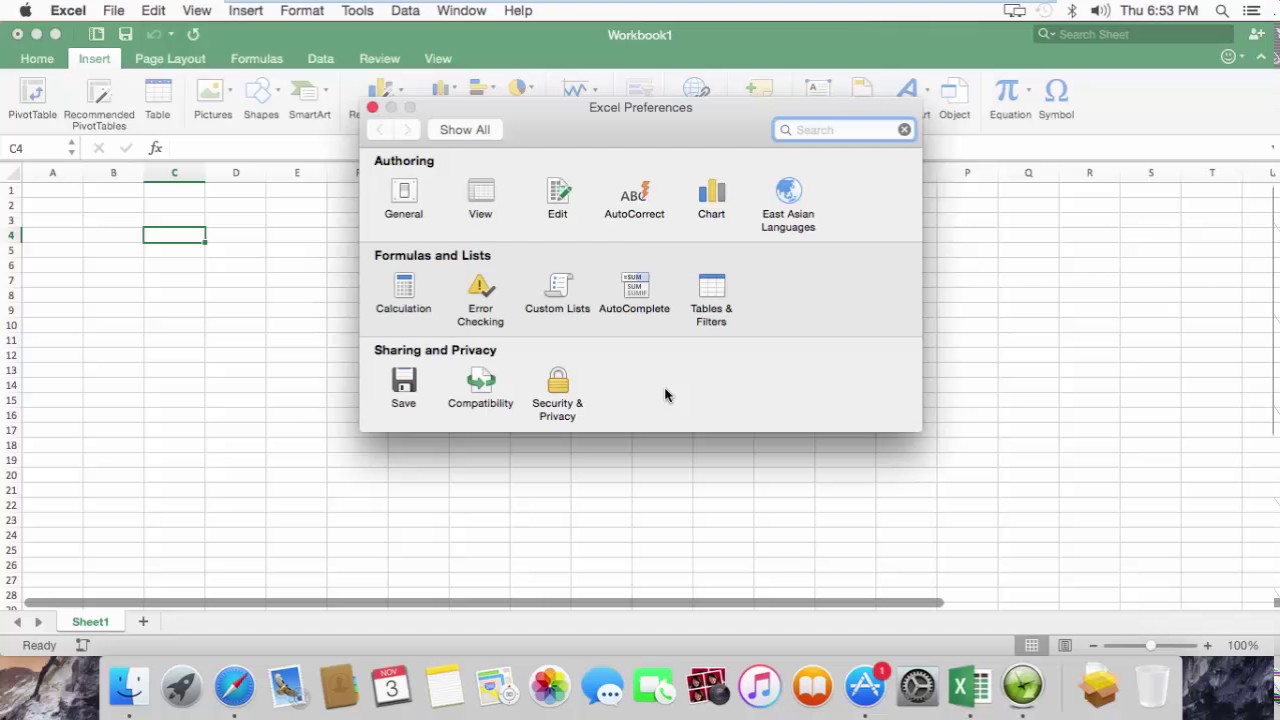 latest version excel for mac